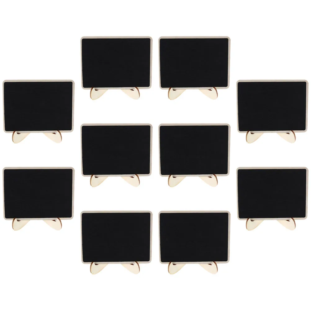 10 قطعة طاولة مصغرة السبورة لوحات رسائل خشبية سطح المكتب قابل للمسح لوحة أحرف تسجيل لحدث المكتب المنزلي