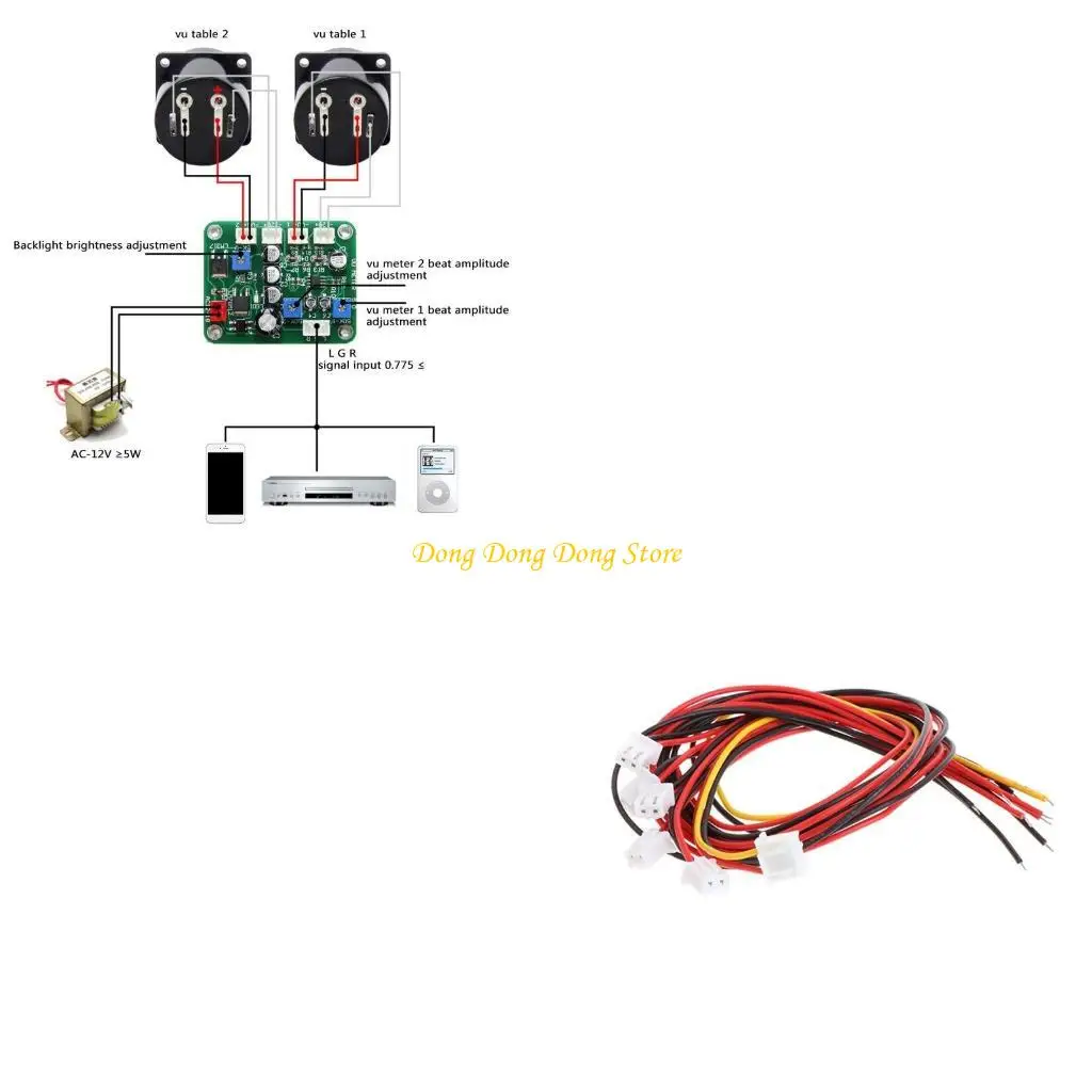 

Professional-VU Панельный метр аудиоуровне Amp Meter Easy Installation
