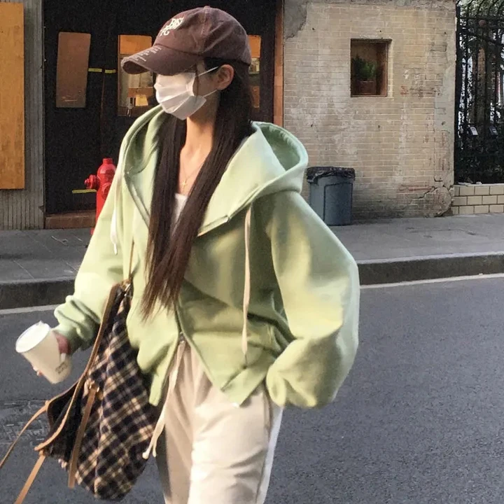 

5 цветов, уличная одежда 2025 года, женские осенне-зимние пальто с капюшоном, короткая куртка на молнии, повседневное женское пальто, топы, женские (LM15216)