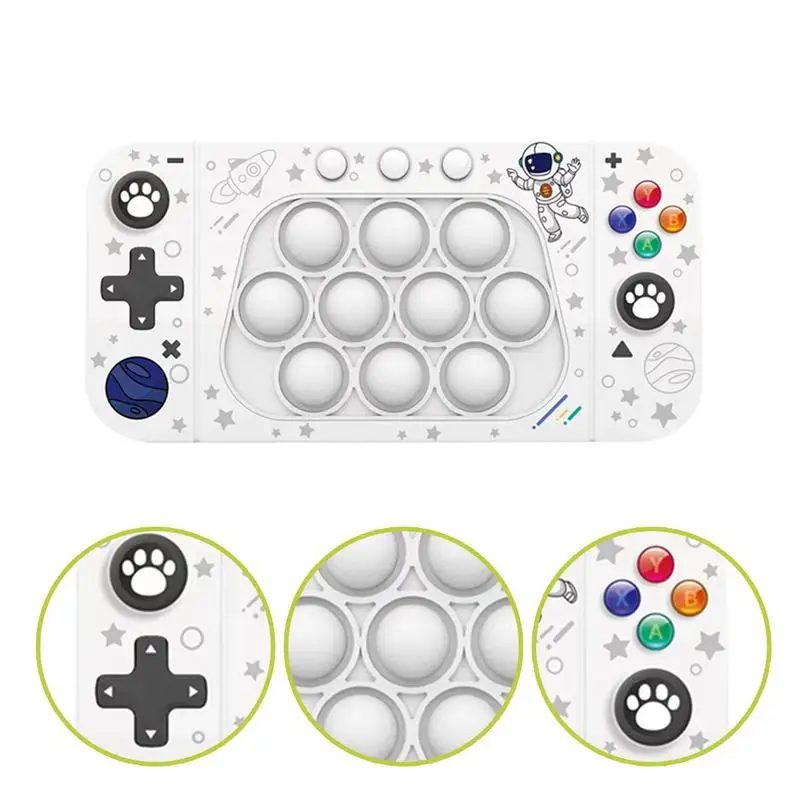 Pop Push Game Toy Handheld Game For Kids 4 Modes Light Up Controller Electric Console For Easter Basket Stuffers Classroom