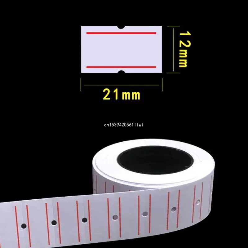 Etiquetas autoadhesivas para precios, etiqueta adhesiva papel sola para pistola precios, 10 rollos