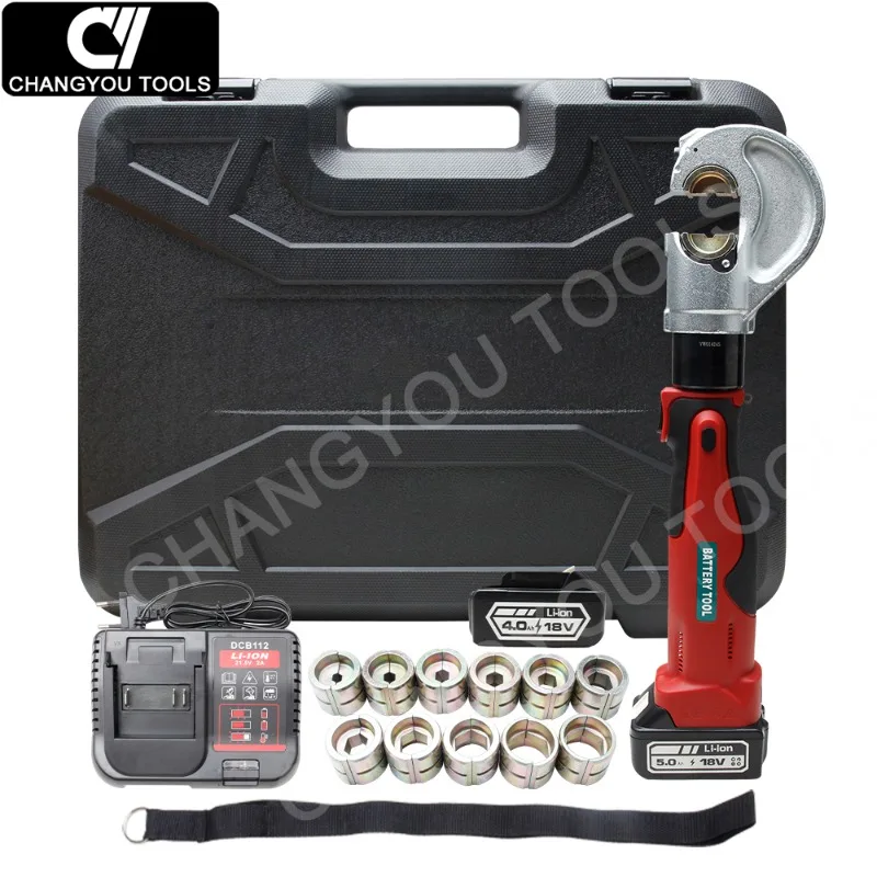 CHANGYOU ES-400 18V Battery-Powered Hydraulic Crimping Tool-Professional Cable Crimper 1 Year Warranty CE Certified 42mm Stroke - view 2