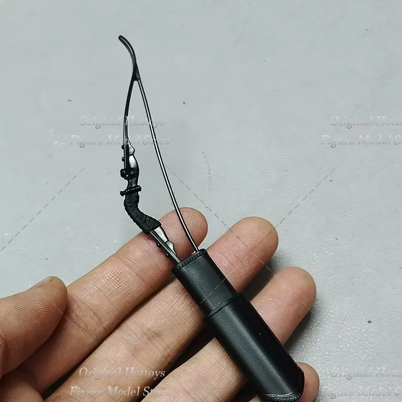In Stock 1/12 Scale Male Soldier Scene Accessories Hunter Black Bow Arrow Prop Set 6-inches Action Figure Model Doll Toys view 5