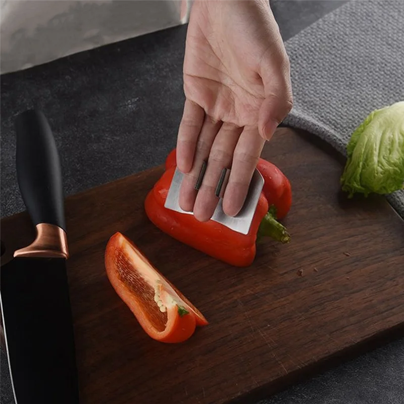 ABKJ-Stainless Steel Finger Guard, Multifunctional Finger Protector Finger Guard For Cutting Kitchen Tool