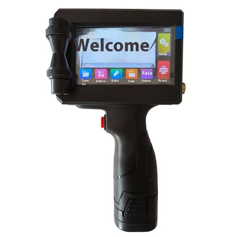 

One Inch 25.4MM Handheld Inkjet Printer Coding Machines For Date Batch Carton Wood Woven Bag Inkjet