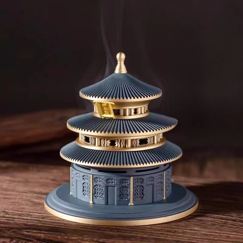 For Home Modern Incense Burner Portable Metal European Aroma Incense Burner Small Living Room Soporte Incienso Home Fragrance