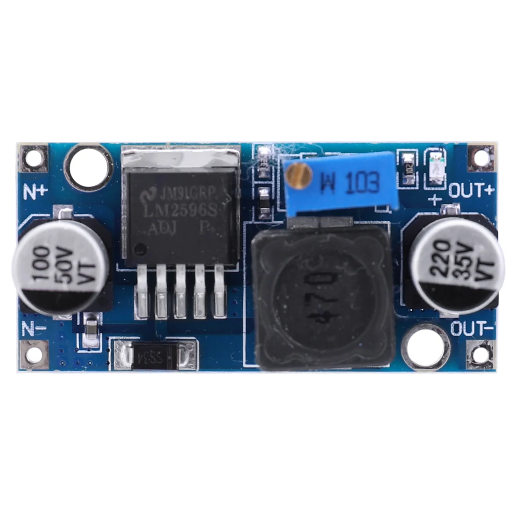 1-10Pcs LM2596 DC-DC Step-down Power Supply Module 3A Adjustable Step-down Module Voltage Regulator 24V 12V 5V 3V for Arduino