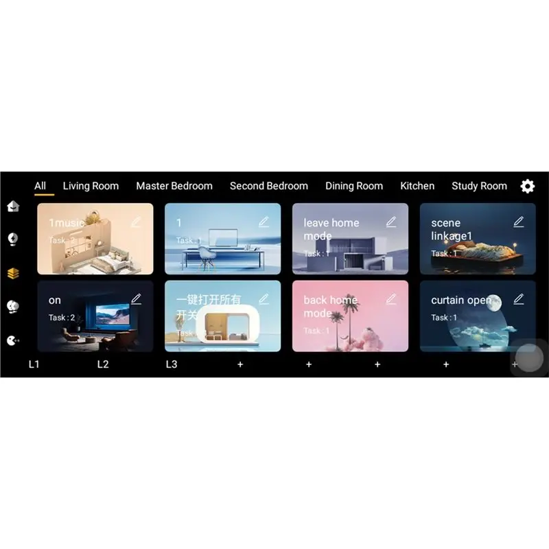 EYELNEW F5 6.2 Inch Android 11 Tuya Smart Control Panel With Zigbee Gateway 8 Button Multi-Function Relay Music Wall Amplifier