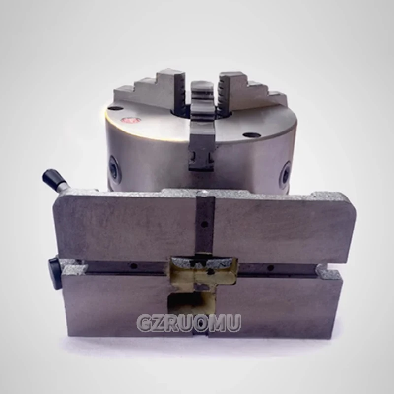 Dividing Head F2 Dividing Head Set 63mm 8 Inch 3-jaw Chuck Semi Universal Milling Set for Milling Grinding Drilling Machine
