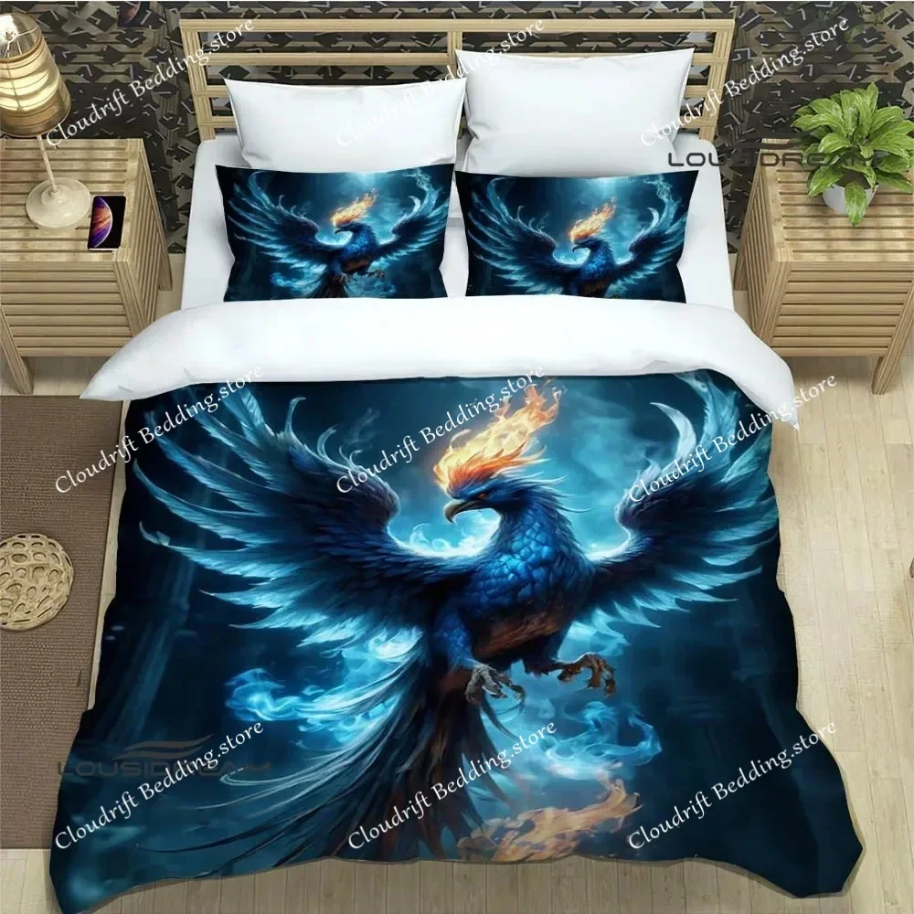 

3D Phoenix printed Bedding Sets exquisite bed supplies set duvet cover bed comforter set bedding set luxury birthday gift
