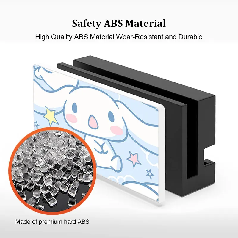 Faceplate Protective Cover For Nintendo Switch Oled TV Dock Station Cartoon Dog Decorative Replacement Front Plate Case view 6