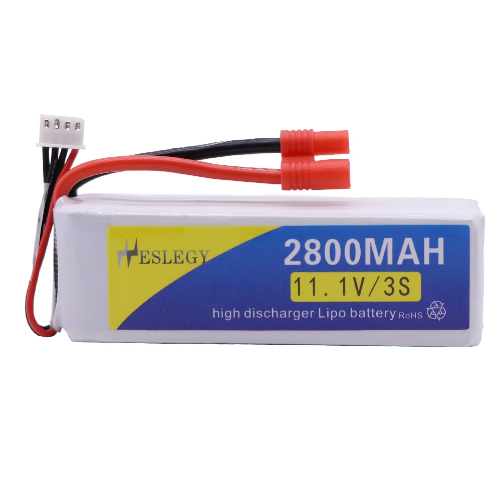 Upgrade 40C 11.1V 2800mAh Rechargeable Lipo Battery For RC Quodcopter Cars Boats Drone Spare Parts 3S 2200mah 11.1 v RC Battery