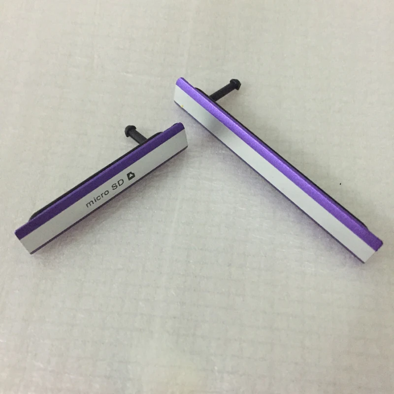 For Sony Xperia Z2 D6502 D6503 Sim Card Slot Port Micro SD USB Dust Plug Cover for Sony Xperia Z2 Card Cap Cover