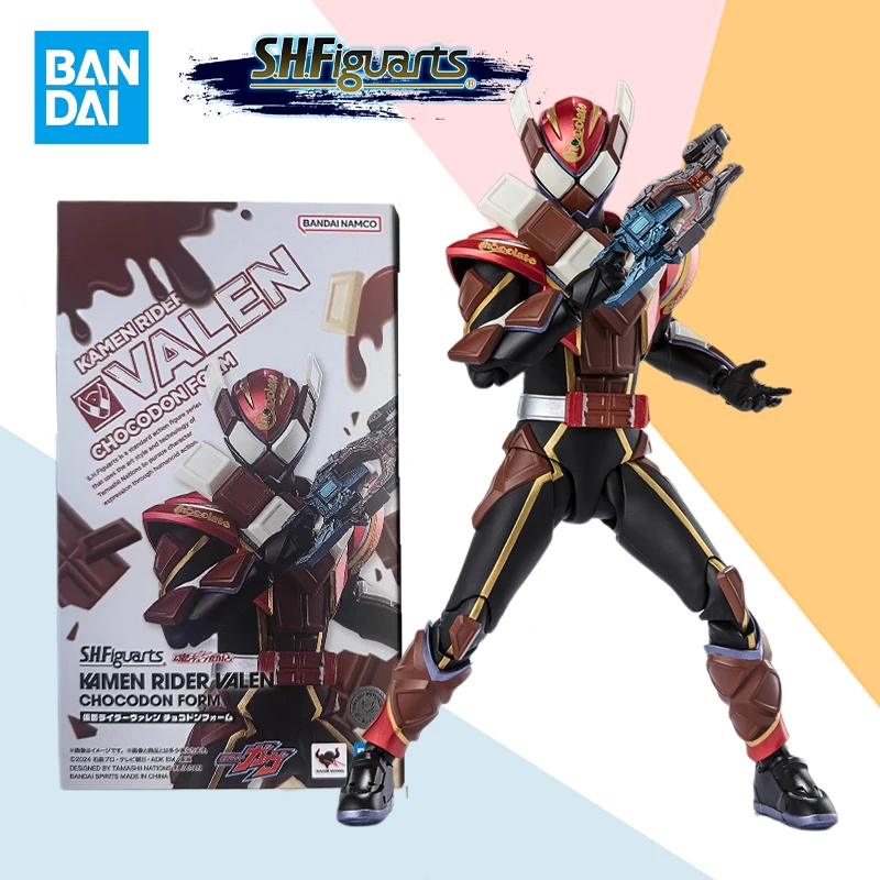 in-stock-original-bandai-shf-kamen-rider-valen-chocodon-form-anime-figure-action-figure-finished-model-toy