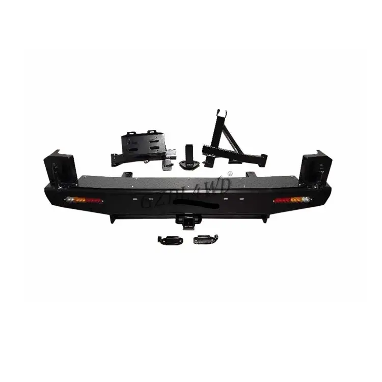 

4x4 Pickup Accessories Rear Bull Bar Car Rear Bumper For Land Cruiser LC80 1990-1998