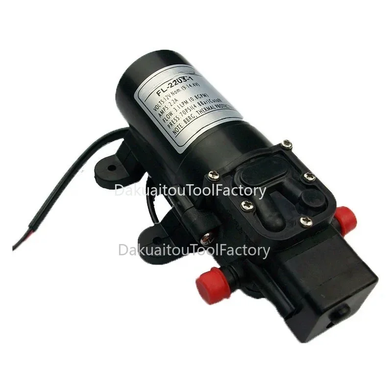 

12v self-priming pump agricultural high-pressure diaphragm pump DC miniature FL-2203-1 spray