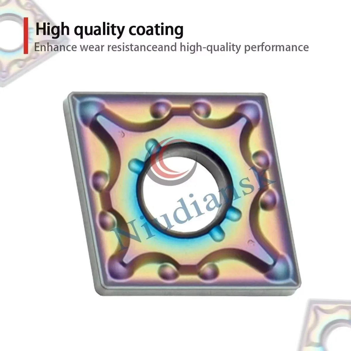 Machining Center CNMG120404/08-MA/TF TF618/TF918 CNMG Series DESKAR Numerical Control Rhombus Outer Circle Color Turning Inserts