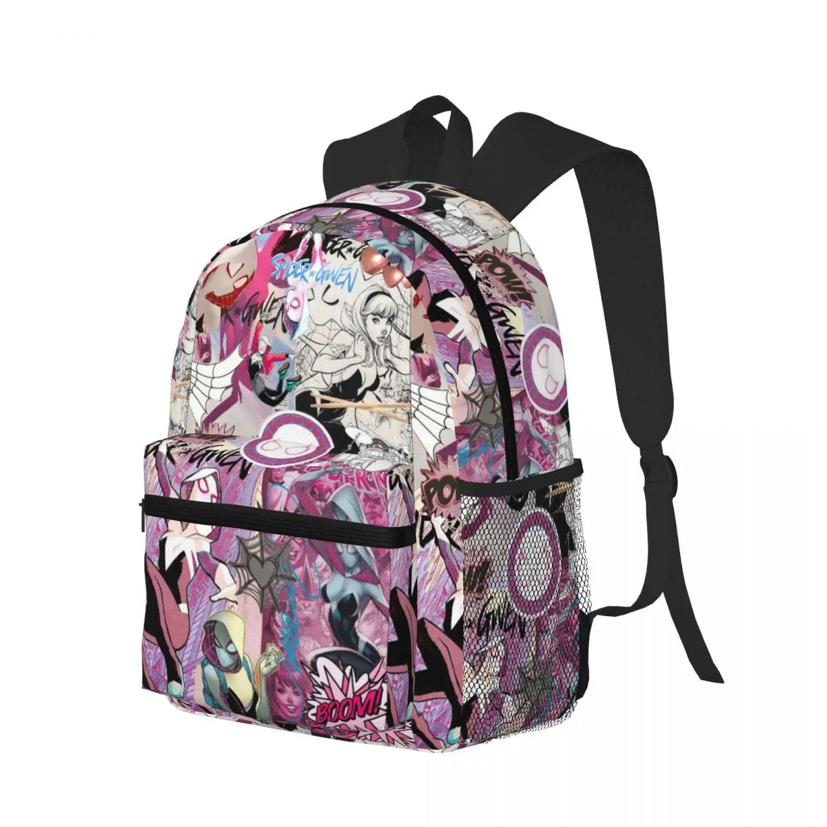 

Студенческий рюкзак Ghost Spider Gwen, школьная сумка, походный дорожный рюкзак для мужчин и женщин, сумка для книг, сумки на плечо