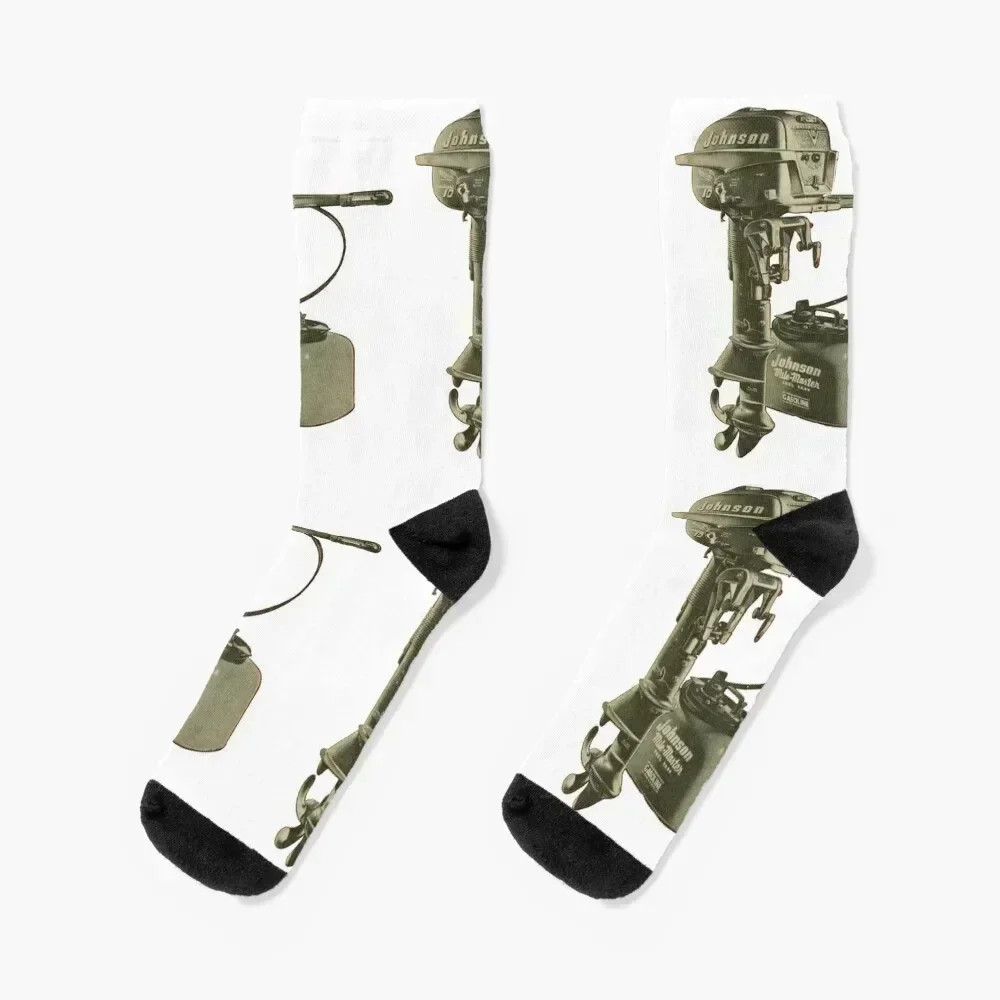 

1954 Johnson Mile Master 10 Horse Socks Non-slip sheer christmas gift Socks Girl Men's