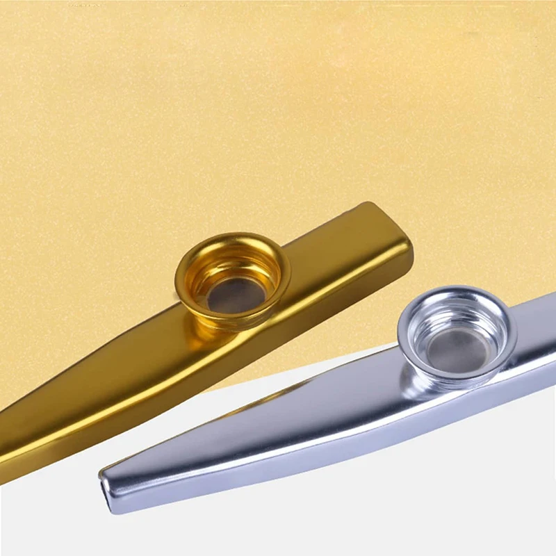 

Казуо из золотисто-серебристого алюминиевого сплава с мембранной диафрагмой, музыкальный инструмент