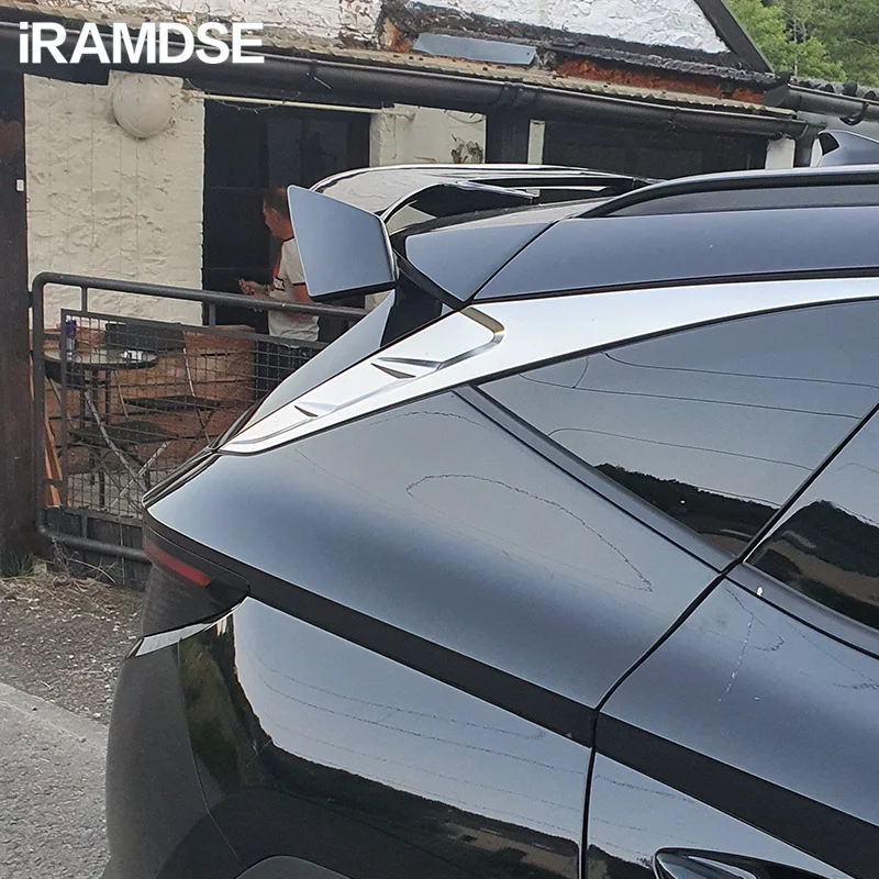 Spoiler for Hyundai Tucson 2021 22 23 Year Gloss Black Rear Windshield Wing Type TE Carbon Paint Trunk ABS Accessories