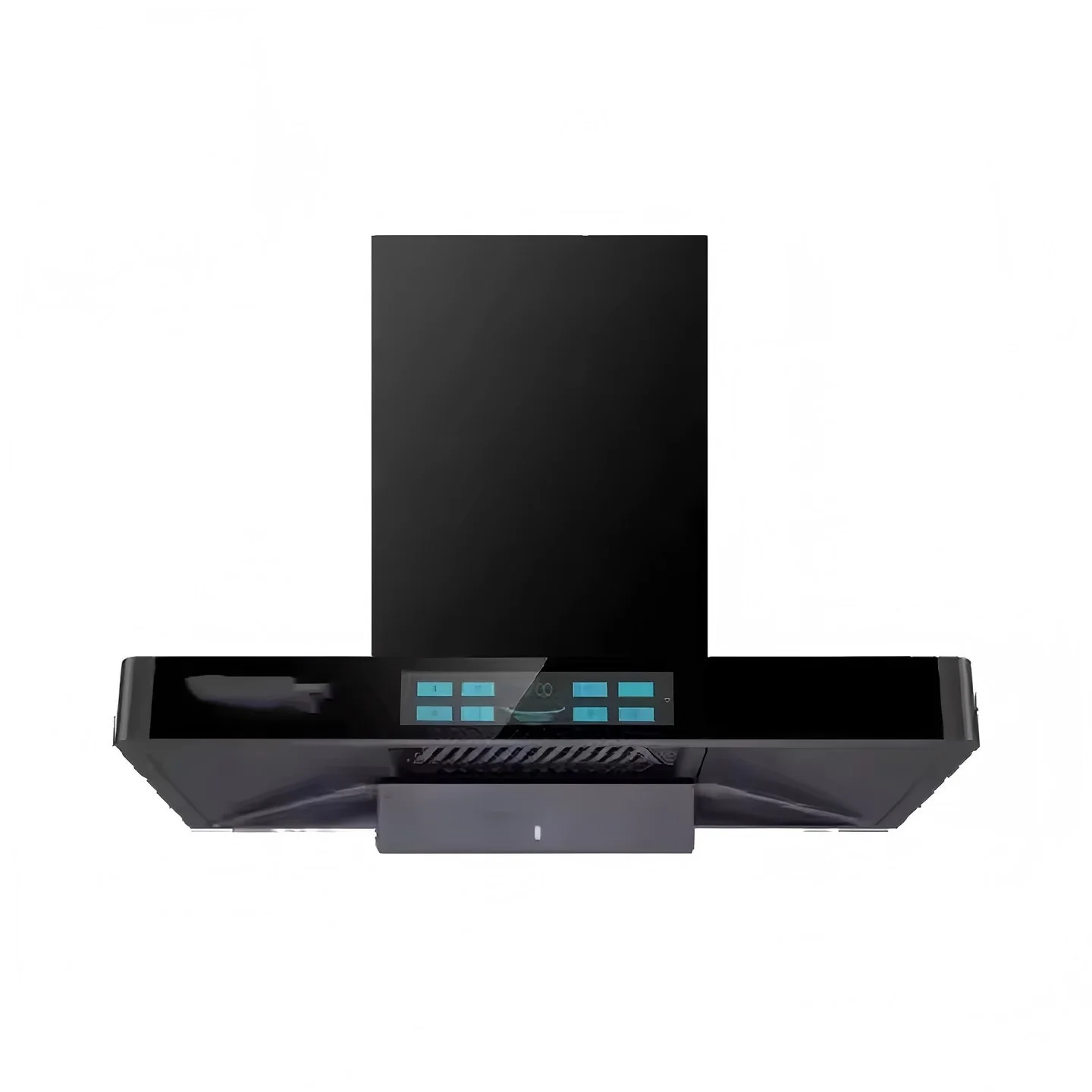 Kitchen Appliance Portable Commercial Industrial Range Hood with Tempered Glass Material