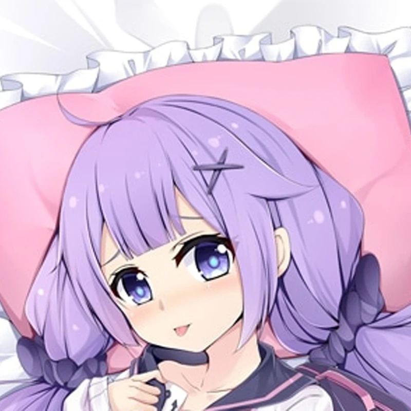 

Dakimakura Anime Pillow Cover Kafuu Chino Double Sided Print 2Way Cushion Cover Xmas Gifts