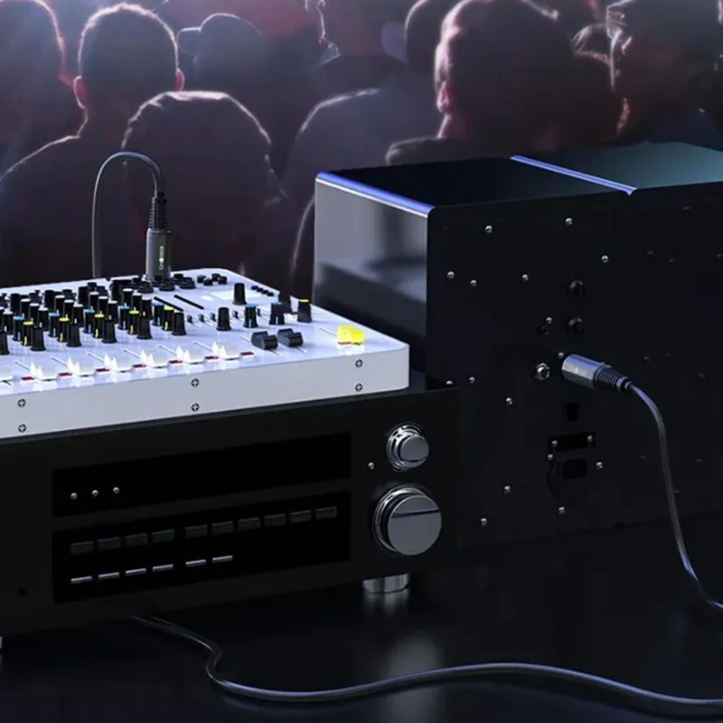 1Pcs XLR 3PIN 3-Pin XLR 3Pin Male & Female To RCA  6.35mm Mono 3.5mm Male & Female Audio Microphone Mic Adapter Connectors