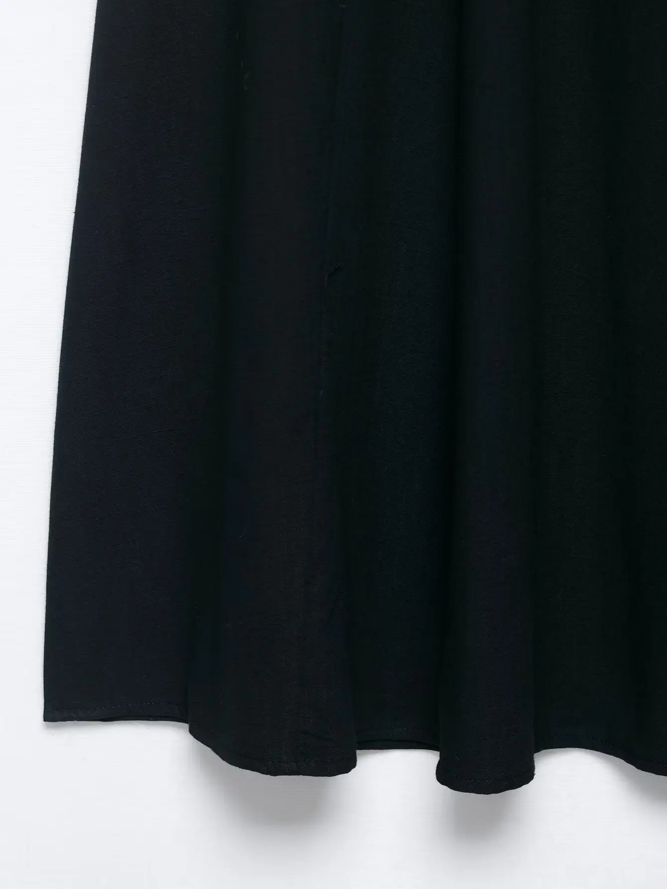 2025 new summer women's clothing casual simple versatile matching belt high waist loose mid-length skirt