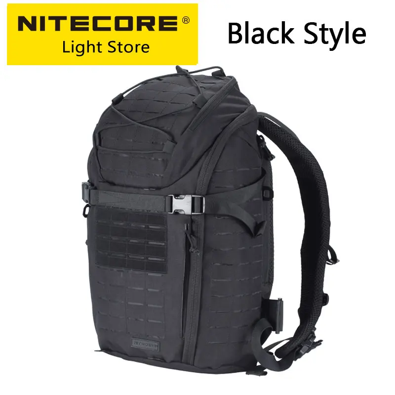 

NITECORE MP20 20L Travel Backpack Modular Commute Bag 500D Nylon Hunting Fishing Tactical Rucksacks Molle System Men Women