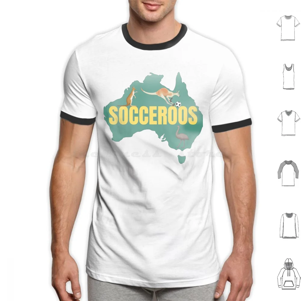 Australia Men'S National Soccer Team Fan T Shirt Men Women Kids 6Xl Australia Mens National Soccer Team Australia Fan Dromaius