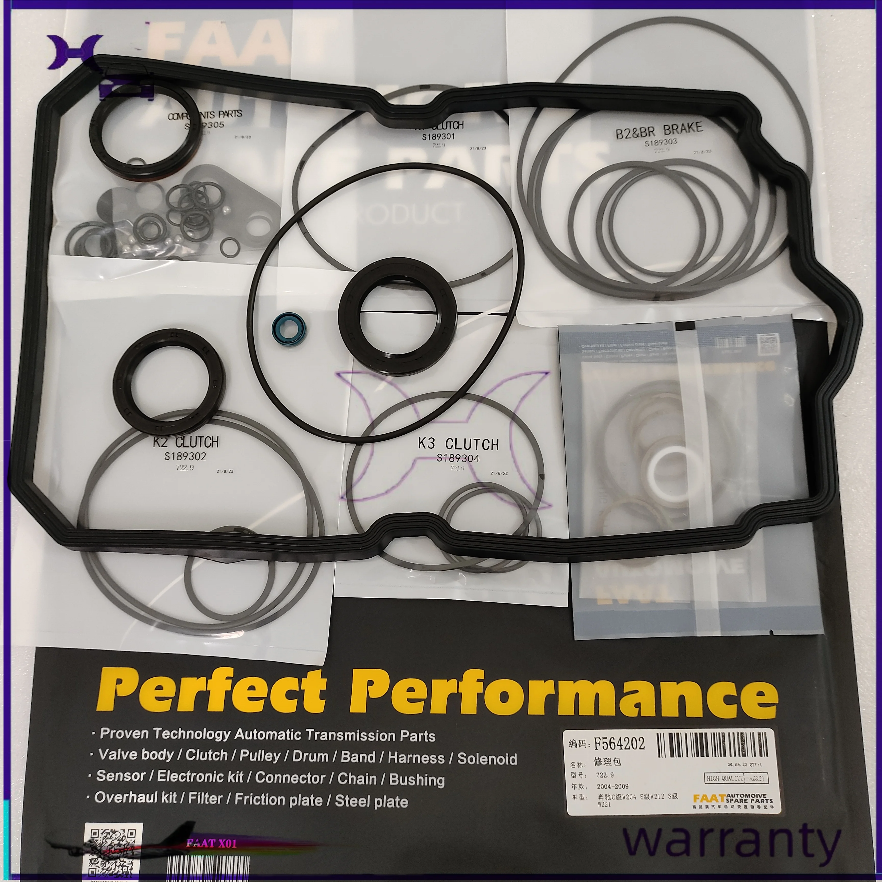 

Transmission Repair Overhaul Kit 722.9 Gasket Oil Seals O-Rings Set For Mercedes-Benz Gearbox Car Accessories