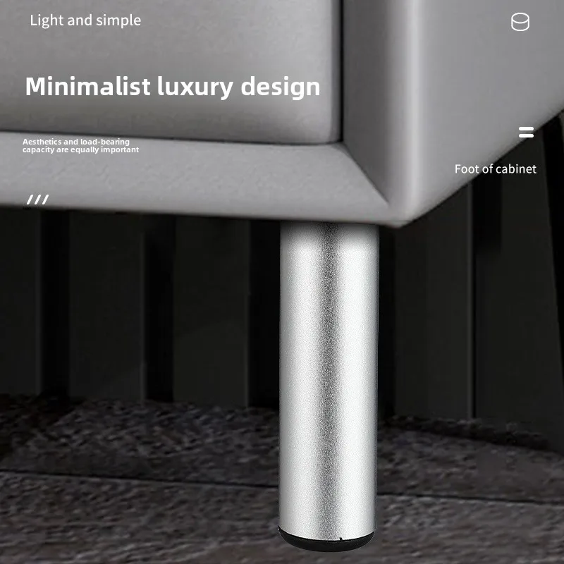 

Adjustable bed aluminum alloy furniture cabinet feet table feet cabinet feet Bathroom end table sofa TV cabinet support legs