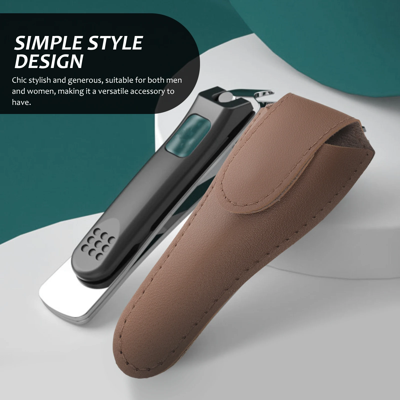 

Nail Clippers Cover Pu Protective Case For Cuticle Nipper Scissors Pedicure Tool Storage Portable Manicure Accessory