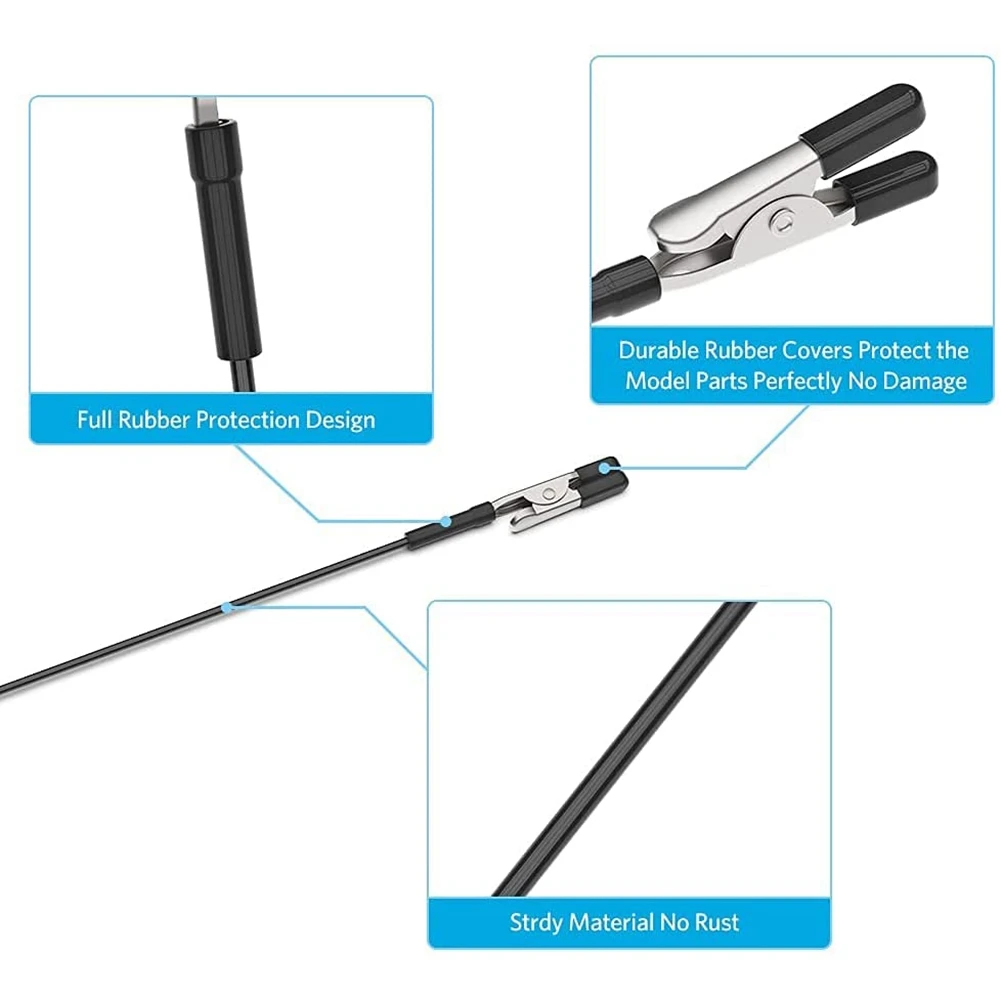 LLXA 40 шт. палочки с зажимом типа «крокодил» для картины модели Gundam для распыления аэрографа, детали для моделирования хобби для DIY карты, фото, памятки