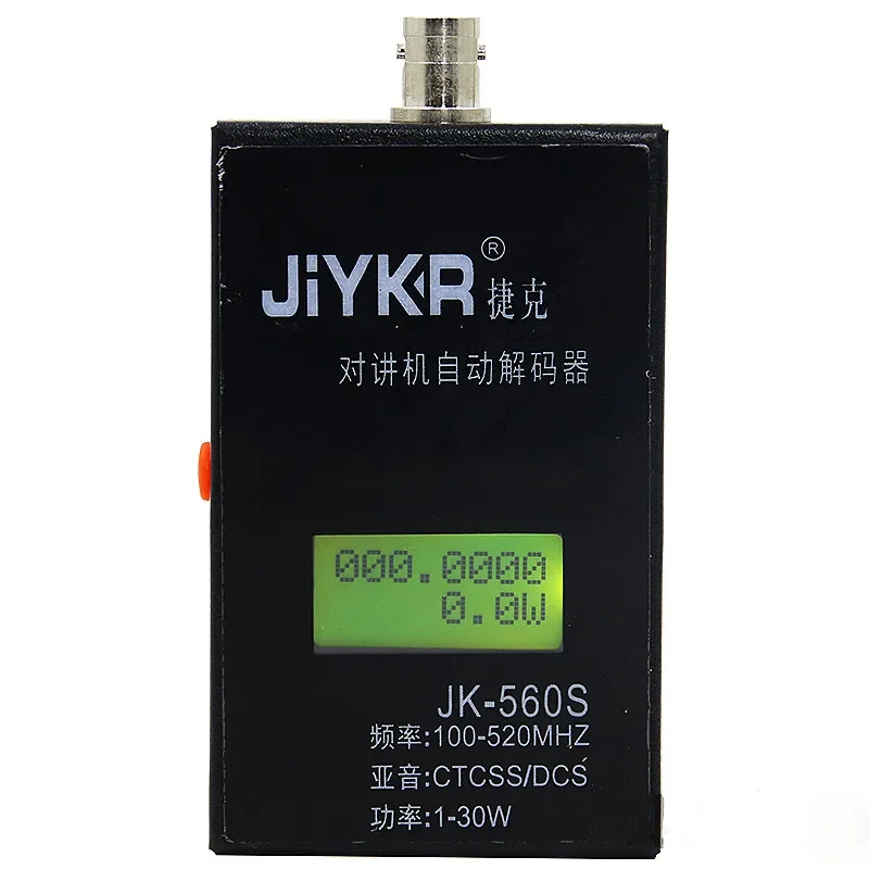 JK-560S 1-30 واط 100-520 ميجا هرتز CTCSS/DCS متر 560S قياس الطاقة نقل موصل عداد التردد كاشف القارئ