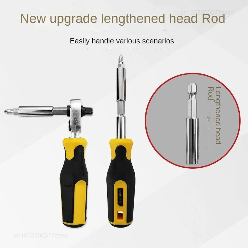 Xiaomi Deli Mini Ratchets Wrenches Screwdrivers Set Multi Functional Portable Magnetic Adsorption Professional Maintenance Tools