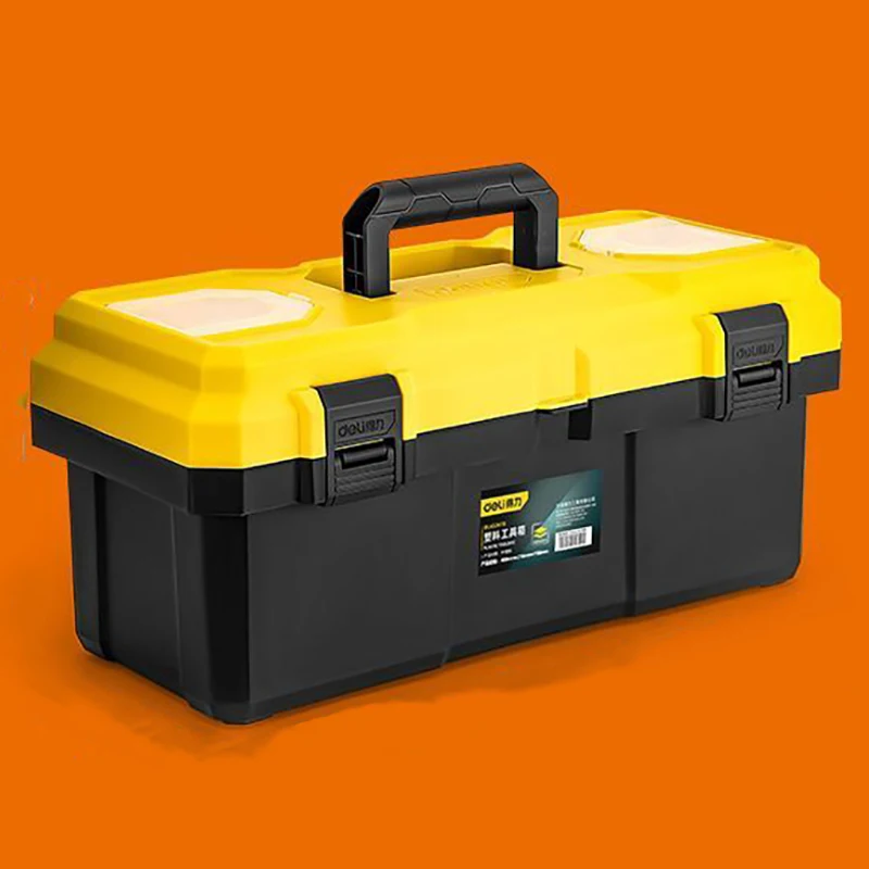 Large Rigid Plastic Tool Box Multifunctional Sets Carrying Hardware Home Tools Waterproof Shockproof Sealed Storage Tool Box