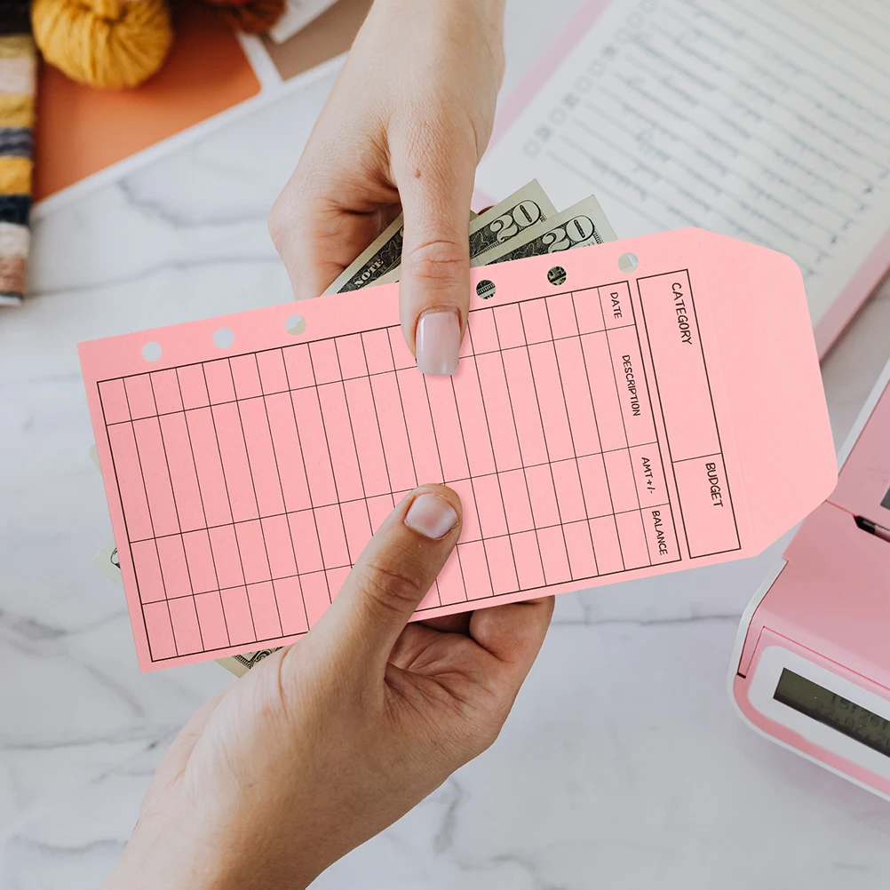 

Цветные крафтовые конверты для денег, 24 шт., для бюджетного планирования, декоративные карманы для денег для учета и отслеживания расходов