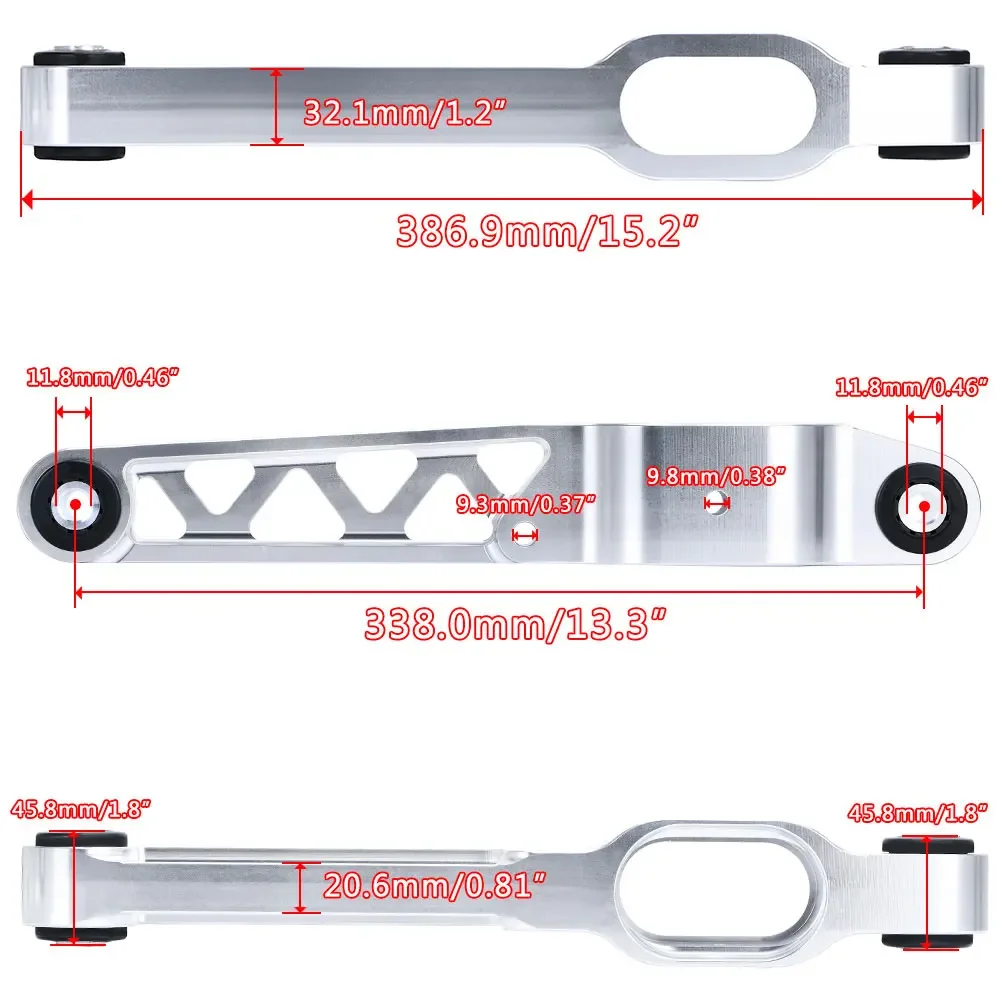 Aluminum Rear Lower Control Arm Chassis Reinforcement Rocker Arm For Honda Civic 88-95 EG Integra 94-01 Car Refit Accessories