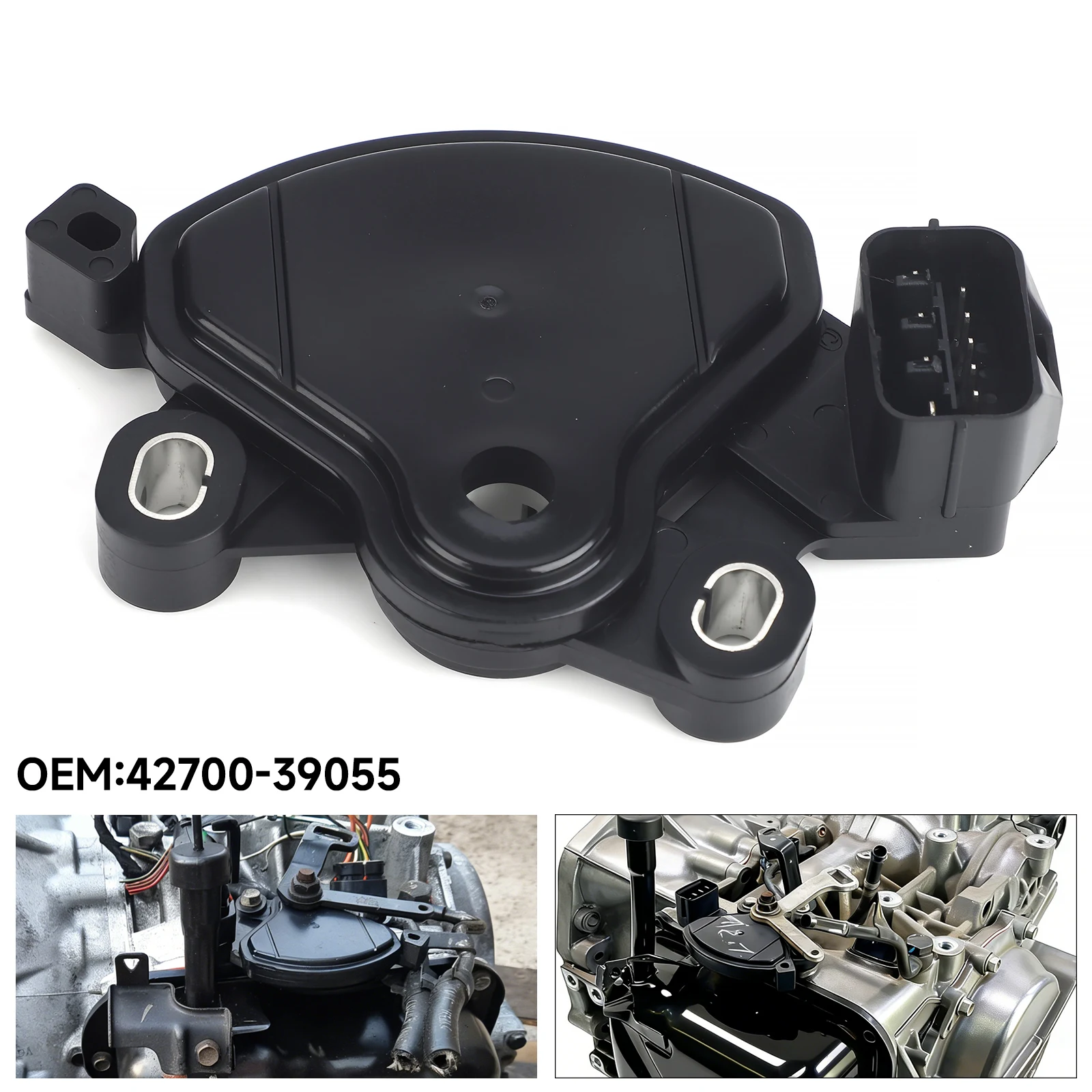 

Neutral Safety Switch For Hyundai KIA 1999-2014 Sonata Elantra Santa Fe Tucson Optima Azera Entourage OE 42700-39055/39050 Black