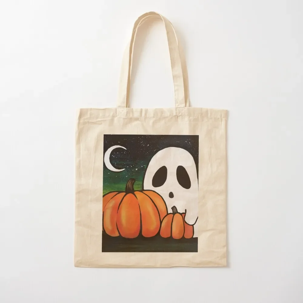 

Spooky Ghost Tote Bag Beach bag Fabric bag