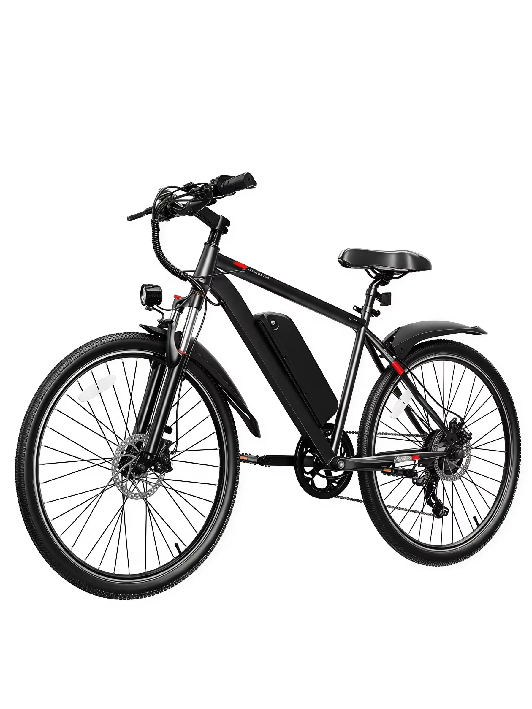 JUICEASE 26 Zoll Elektrofahrrad 48V13.5AH Batterie Smart-App-Steuerung Elektrofahrrad 25-40 Meilen Reichweite 15 ° Kletterndes Pendler-Offroad-E-Bike