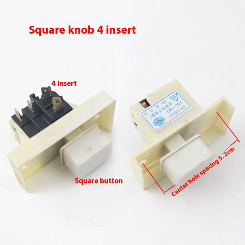 Полуавтоматические аксессуары для стиральных машин, универсальный выключатель питания, 4 вилки