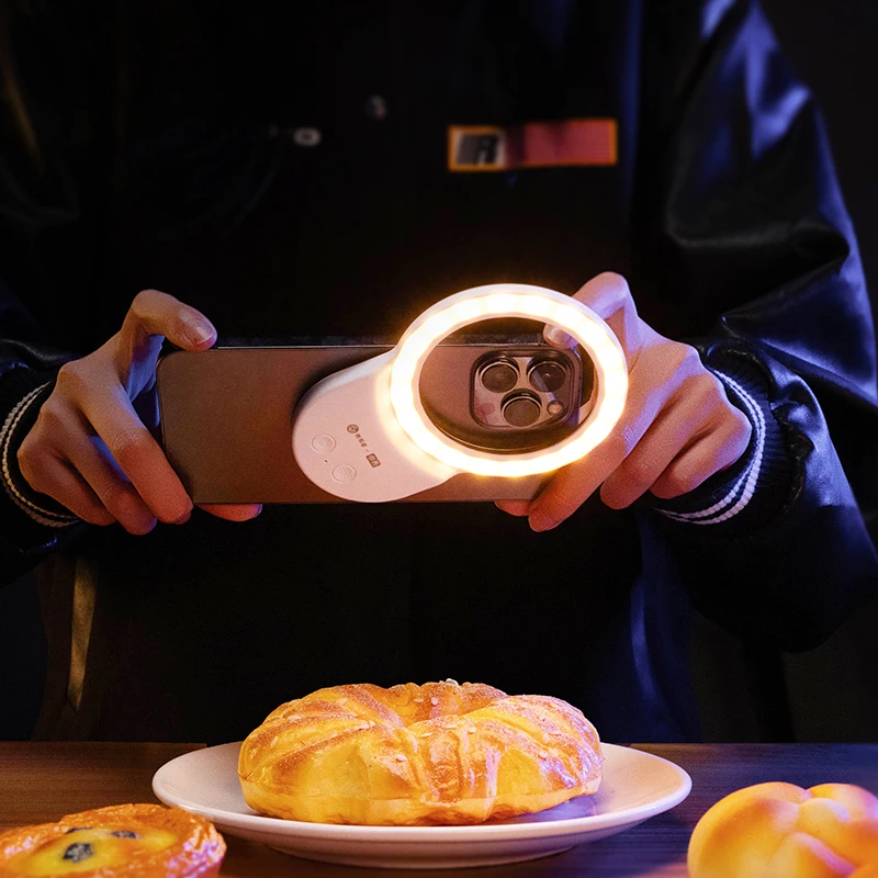 Popular Hot sell Jopree K23 Mini Magnetic Phone Ring Light, 3-Level Adjustable Brightness, No Flicker, RG0 Safe for Videos/Makeu