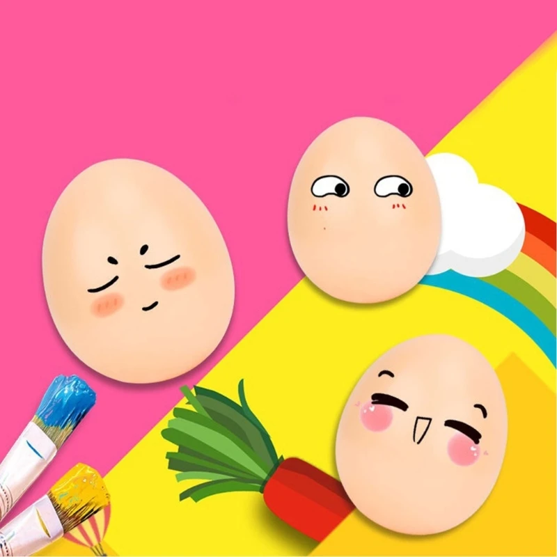 Упаковка из 5 пластиковых яиц. Пасхальные яйца идеально подходят для детей, рисующих пасхальный декор.