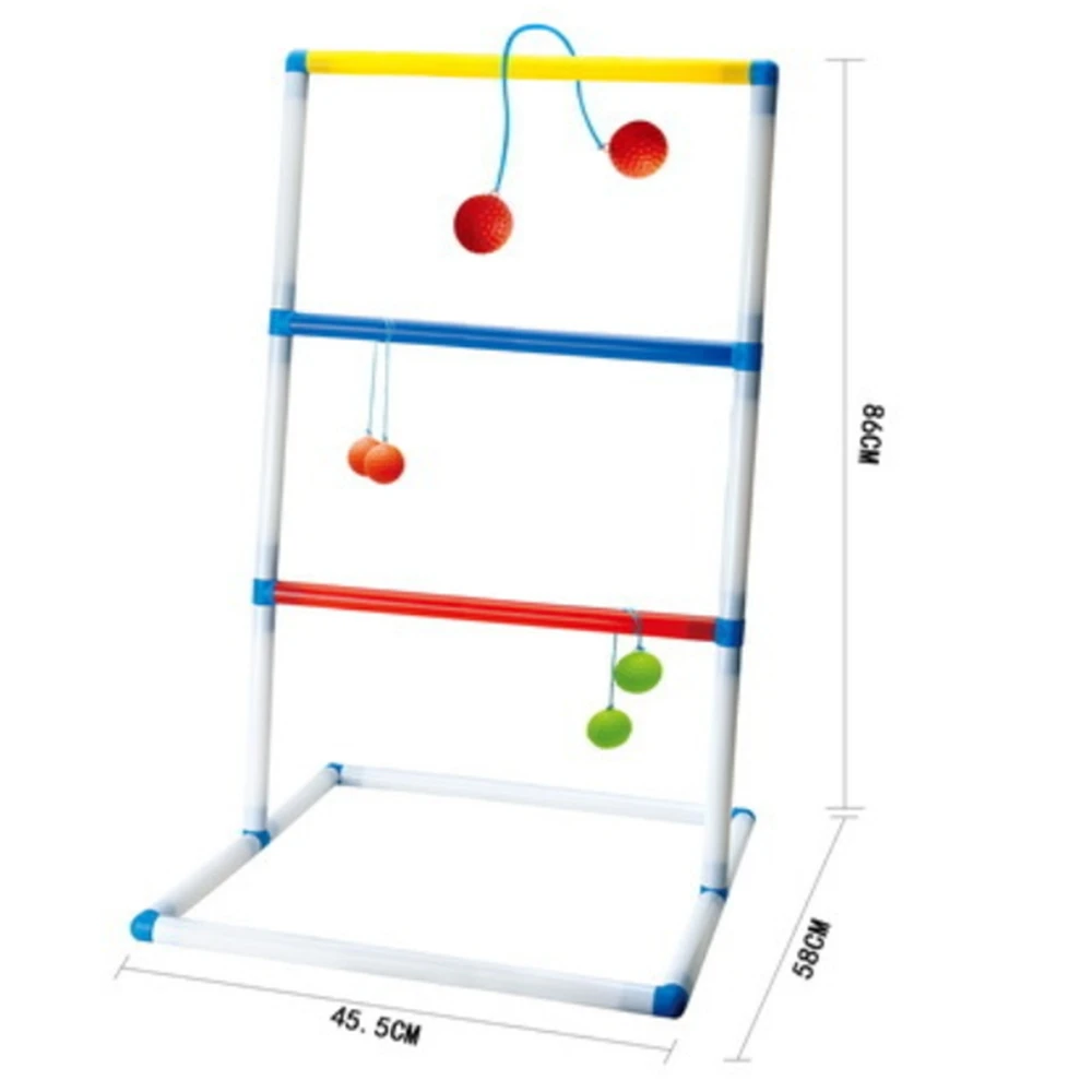 Ladder Ball Game Set Golf Toss Game Backyard Toys Outdoor Games for Adults and Kids