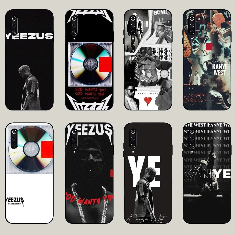 Чехол для телефона Kanye West Y-Yeezus для Xiaomi 11 Redmi Note 11 5G 8T 9A 9 10T Note8Pro Note 9 12SUltra, черный чехол