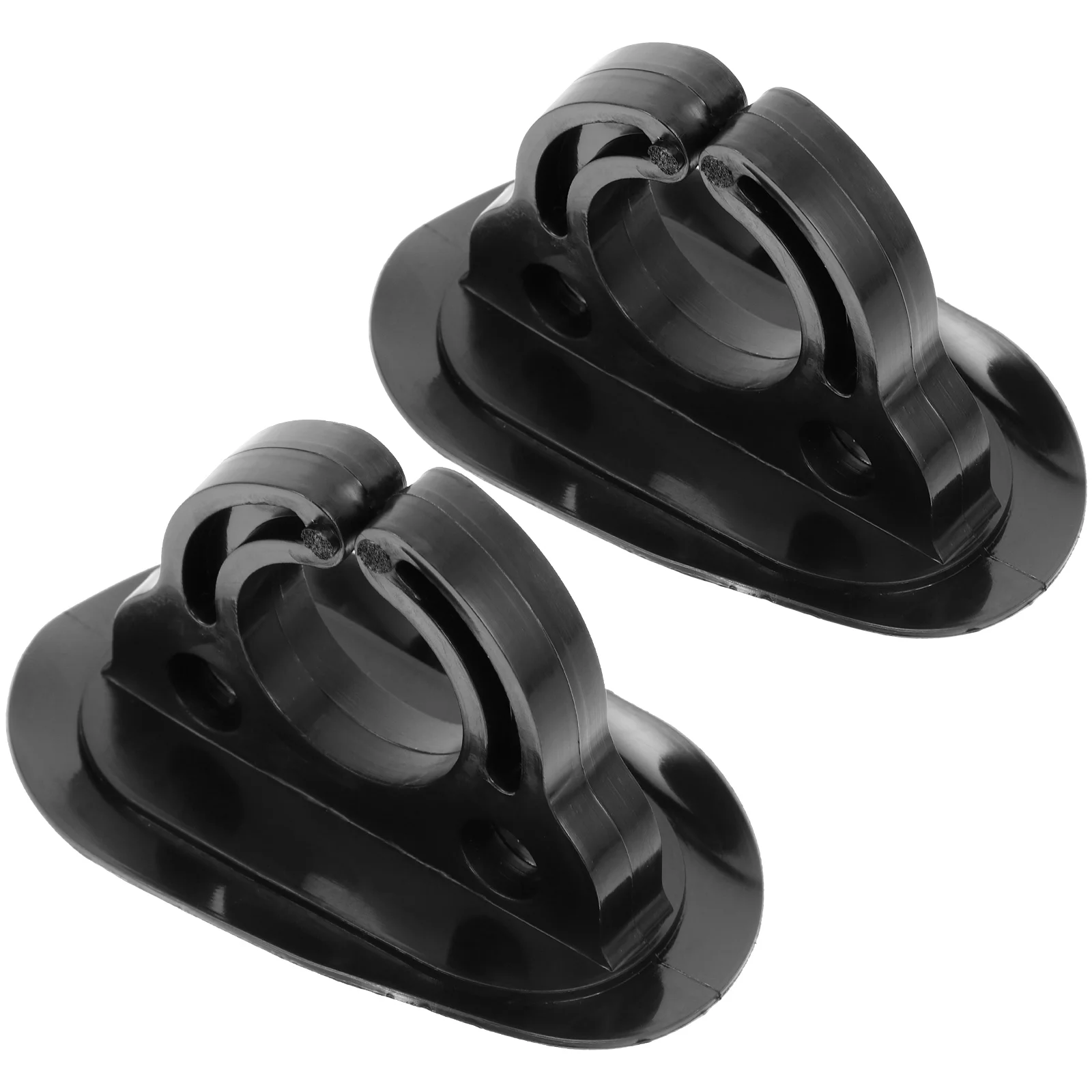 Kayak Loader Paddle Holder Kayaks Buckle for Canoes Deck Electric Pump Stand-up Paddleboard Black with Screw