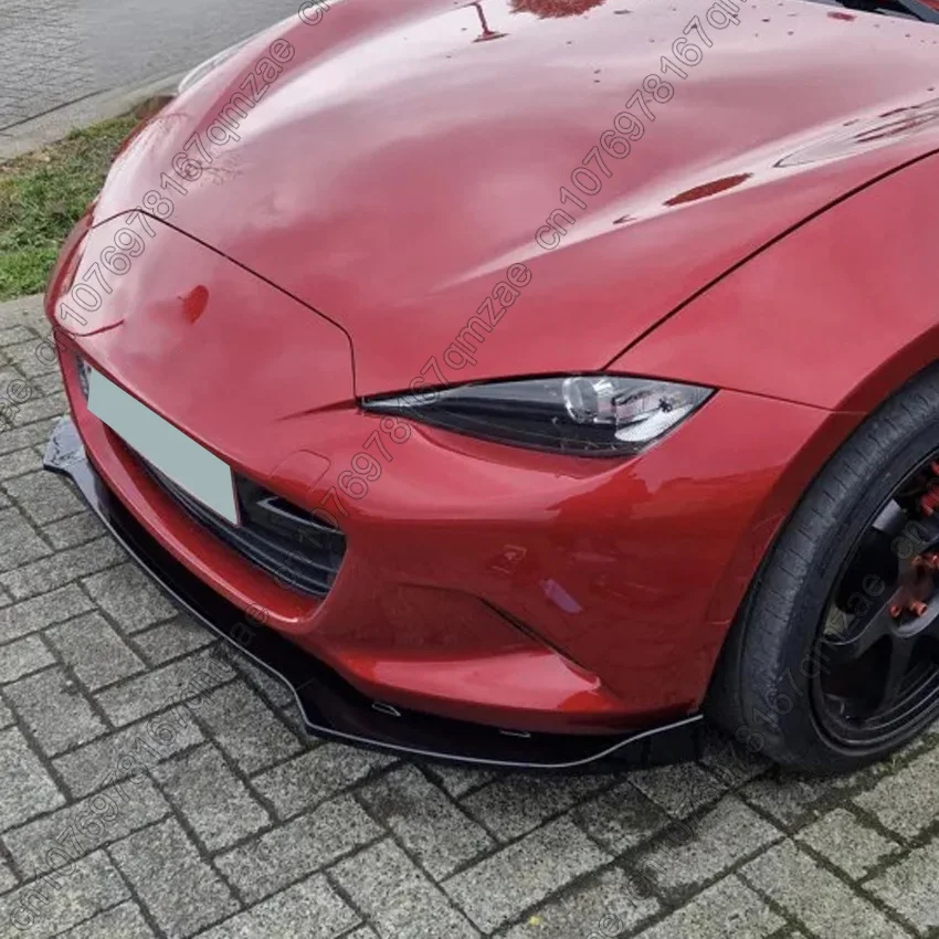마쓰다 MX-5 MX5 미아타 ND 2도어 2016-2025용 자동차 앞 범퍼 스포일러 립 범퍼 스플리터 외부 액세서리 보호 키트 썸네일 3